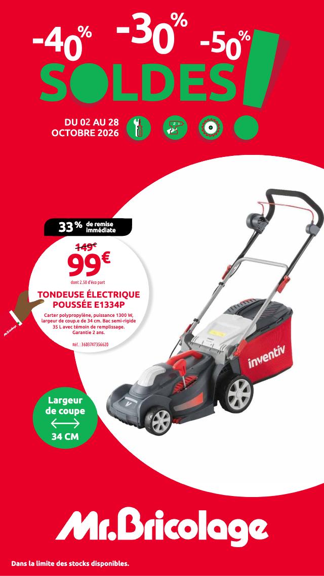 Couverture de Mr Bricolage — catalogue du 2 oct. au 28 oct.